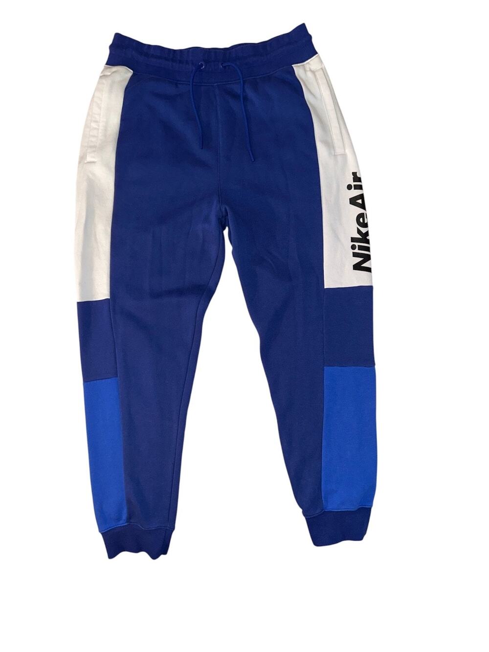 Nike Air Joggers Medium White Blue Color Block